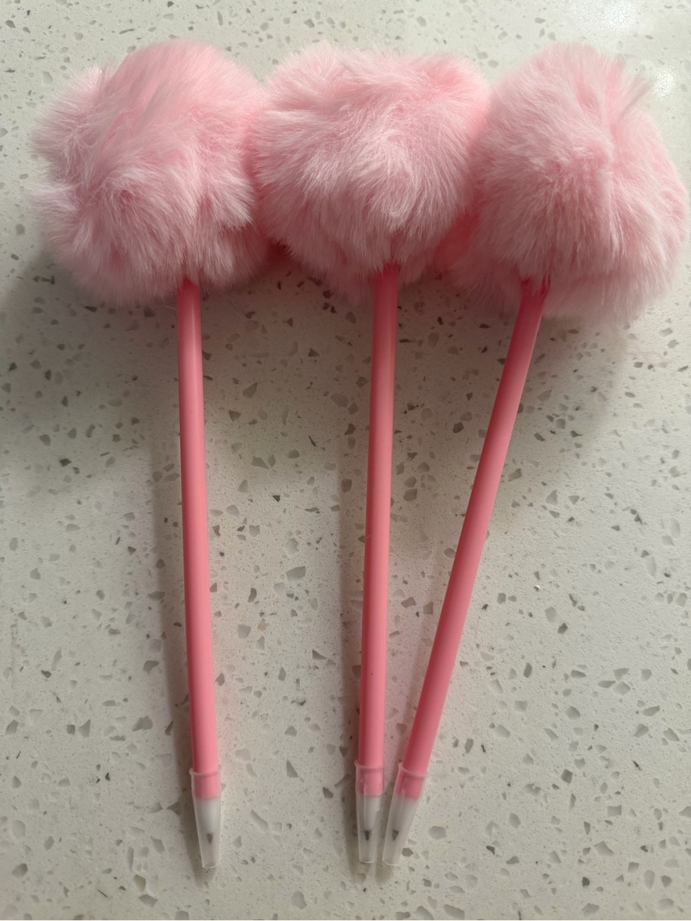 Pink Fluffy Pom-Pom Pen – Kids Accessories